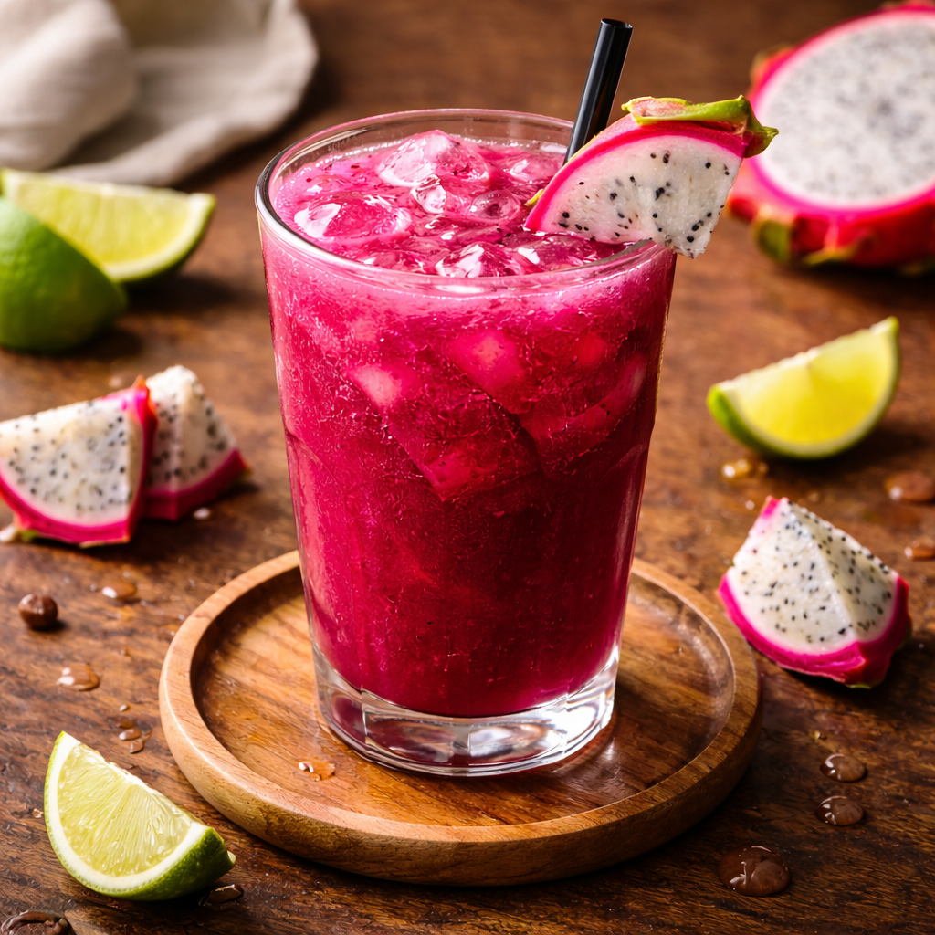 Dragon Fruit Juice Kopi Sejiwa